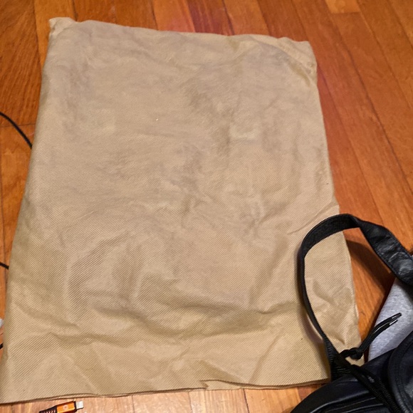 Backpack soft black leather NWOT main image 7